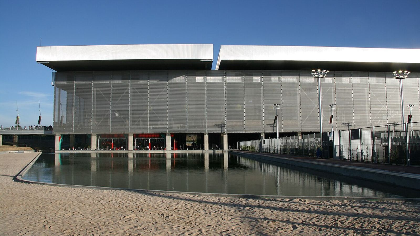 Exterior of Caja Mágica in Madrid.